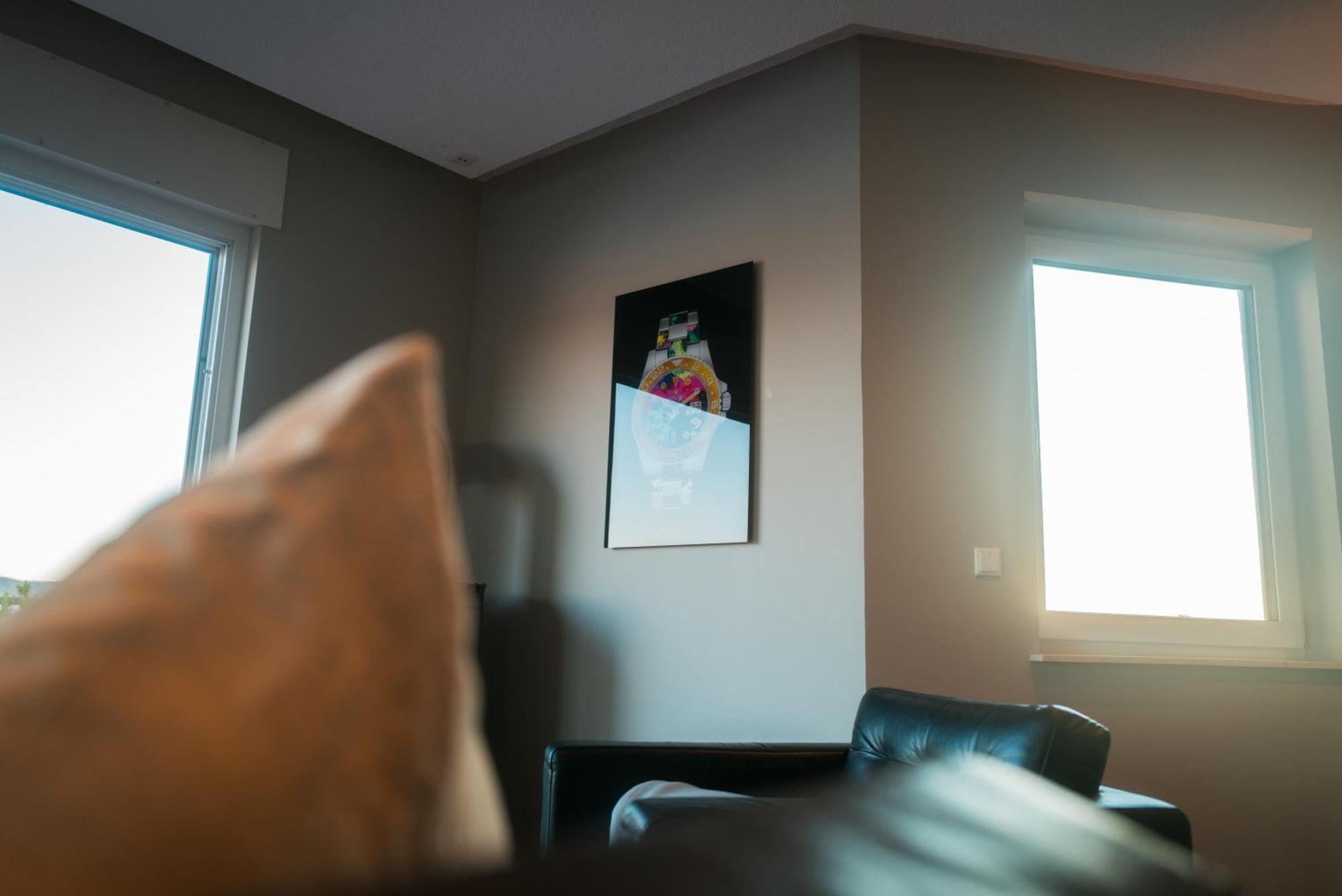 Penthouse Wohnung Mit Schoenem Moselblick In Metternich Koblenz  Kültér fotó